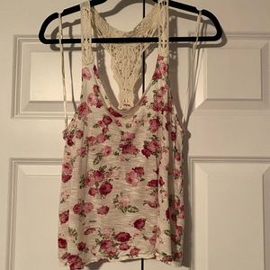 Forever 21 lace and roses camisole